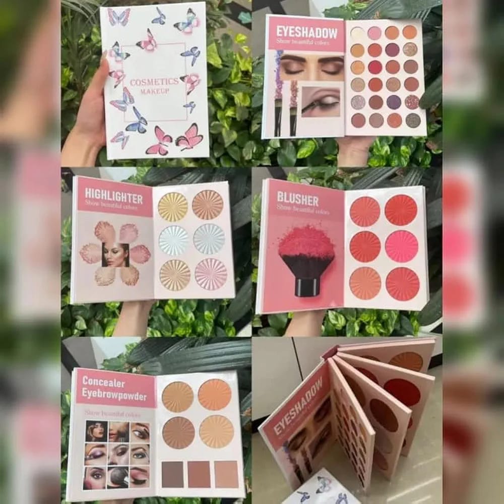All-in-One Professional Makeup Palette Book 4 in 1 Beauty Kit