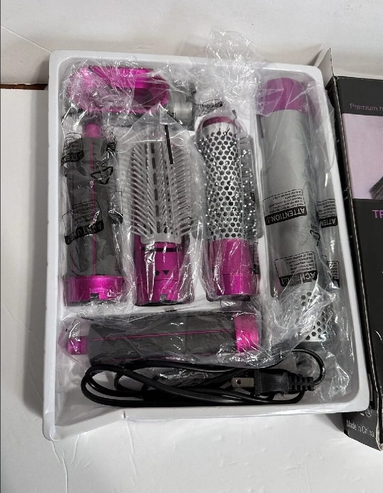 High Quality 5 In 1 Hair Styler Brush Hair Straightener