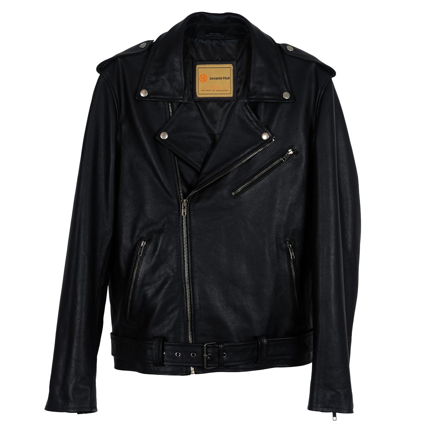 Reaper Skull Graphic Biker Jacket-0