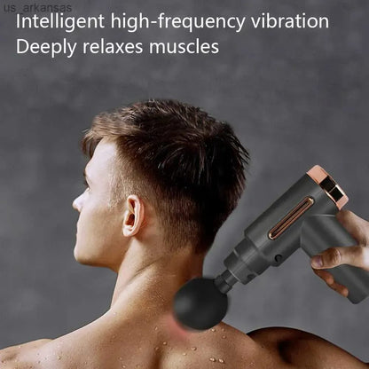 4-in-1 Massage Gun | Deep Tissue Percussion Massager with 4 Attachments | Handheld Electric Body Therapy for Pain Relief,