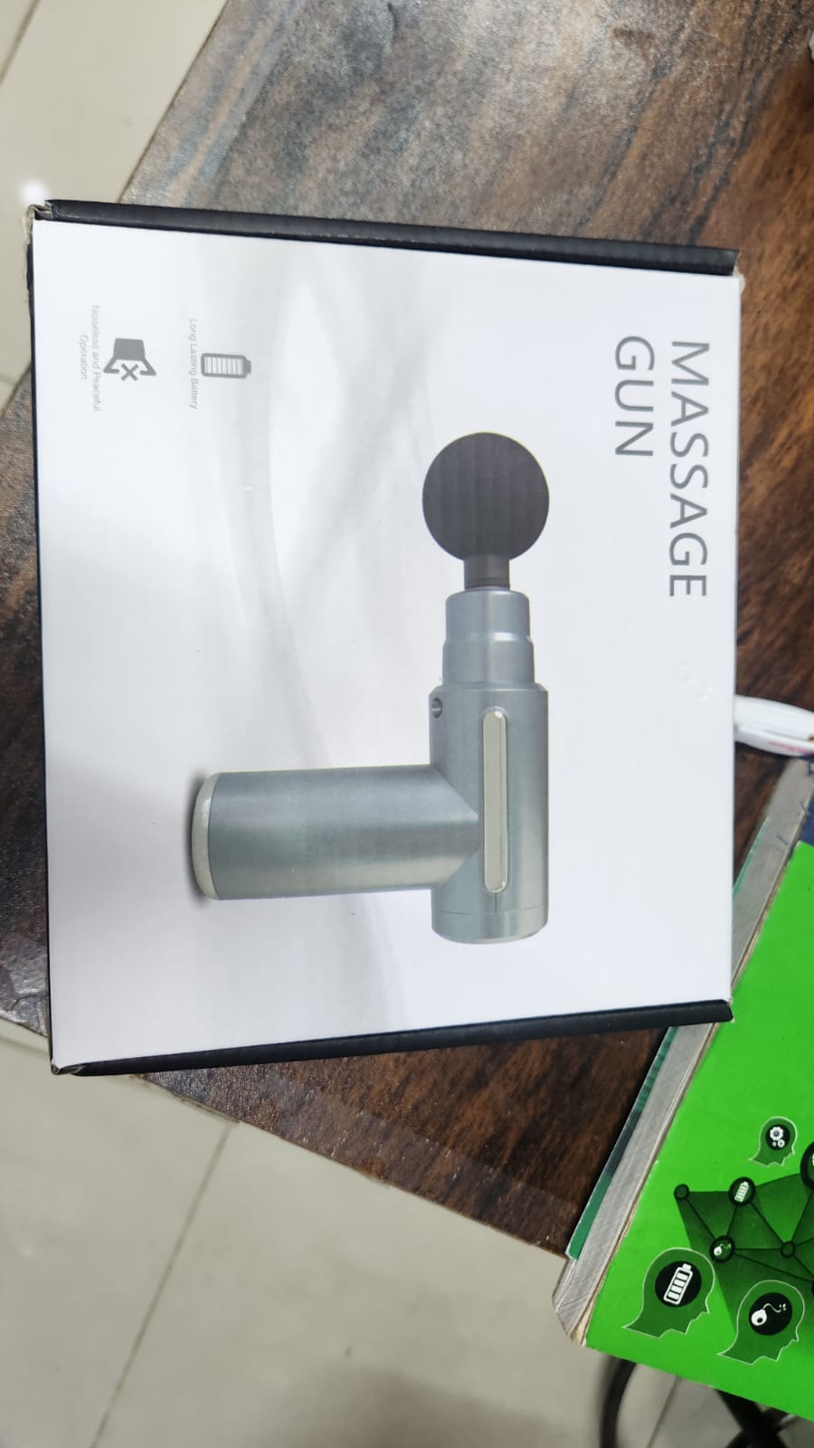 4-in-1 Massage Gun | Deep Tissue Percussion Massager with 4 Attachments | Handheld Electric Body Therapy for Pain Relief,