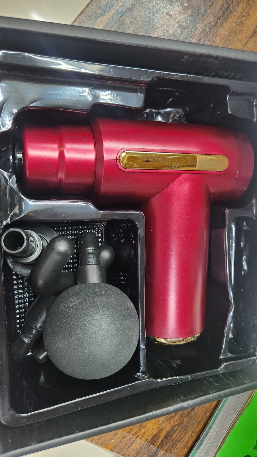 4-in-1 Massage Gun | Deep Tissue Percussion Massager with 4 Attachments | Handheld Electric Body Therapy for Pain Relief,